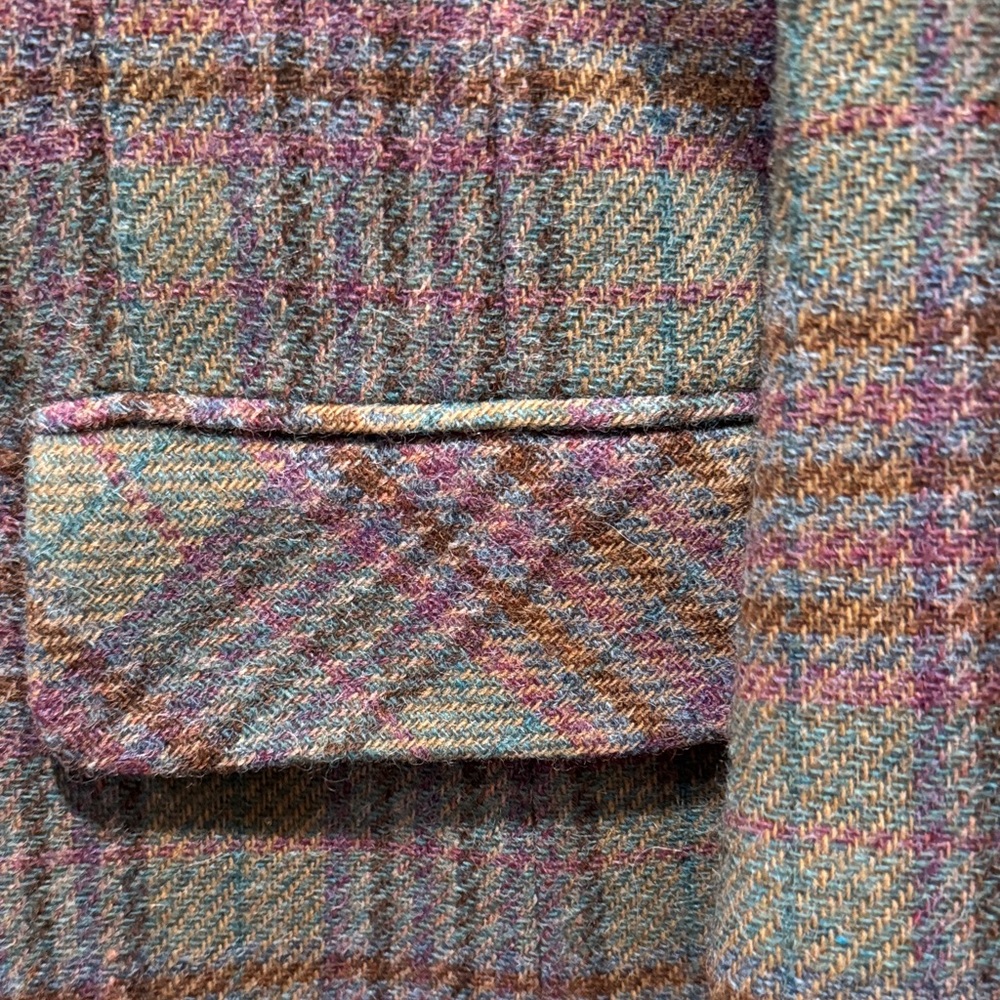 Stylish Multicolor Plaid Blazer - image 6